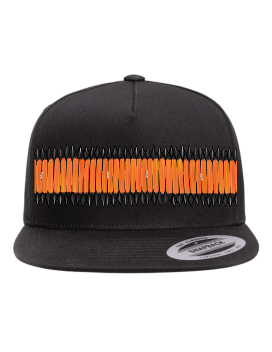Flicker Band Snap Back Flat Bill
